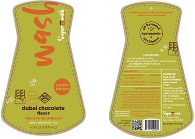 Image Description (Dubai Chocolate Flavor Mouthwashh)